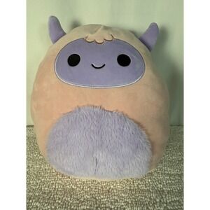 Squishmallows Ronalda the Yeti Plush Stuffed Animal, Pink and Purple 11"